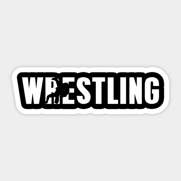 Wrestling Move Suplex Sticker by Humbas Fun Shirts